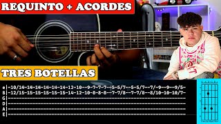 Tutorial | Tres Botellas | Junior H | Requinto | Acordes | TABS