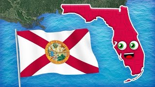 Florida state geography and counties 50 states in America