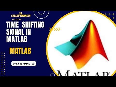 how we plot time shifting signal in matlab
