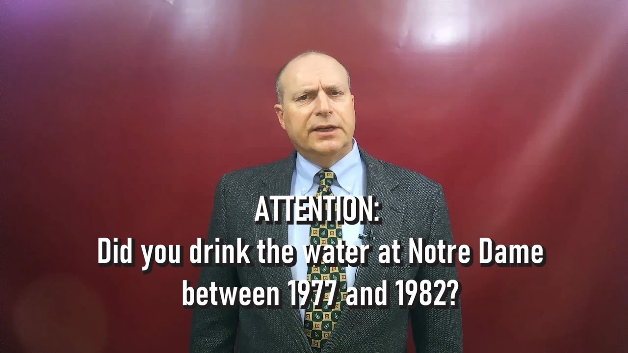 ATTENTION: DID YOU DRINK THE WATER AT NOTRE DAME?