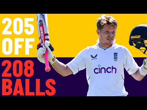 Record-Breaking Double Century IN FULL | Ollie Pope Hits 205