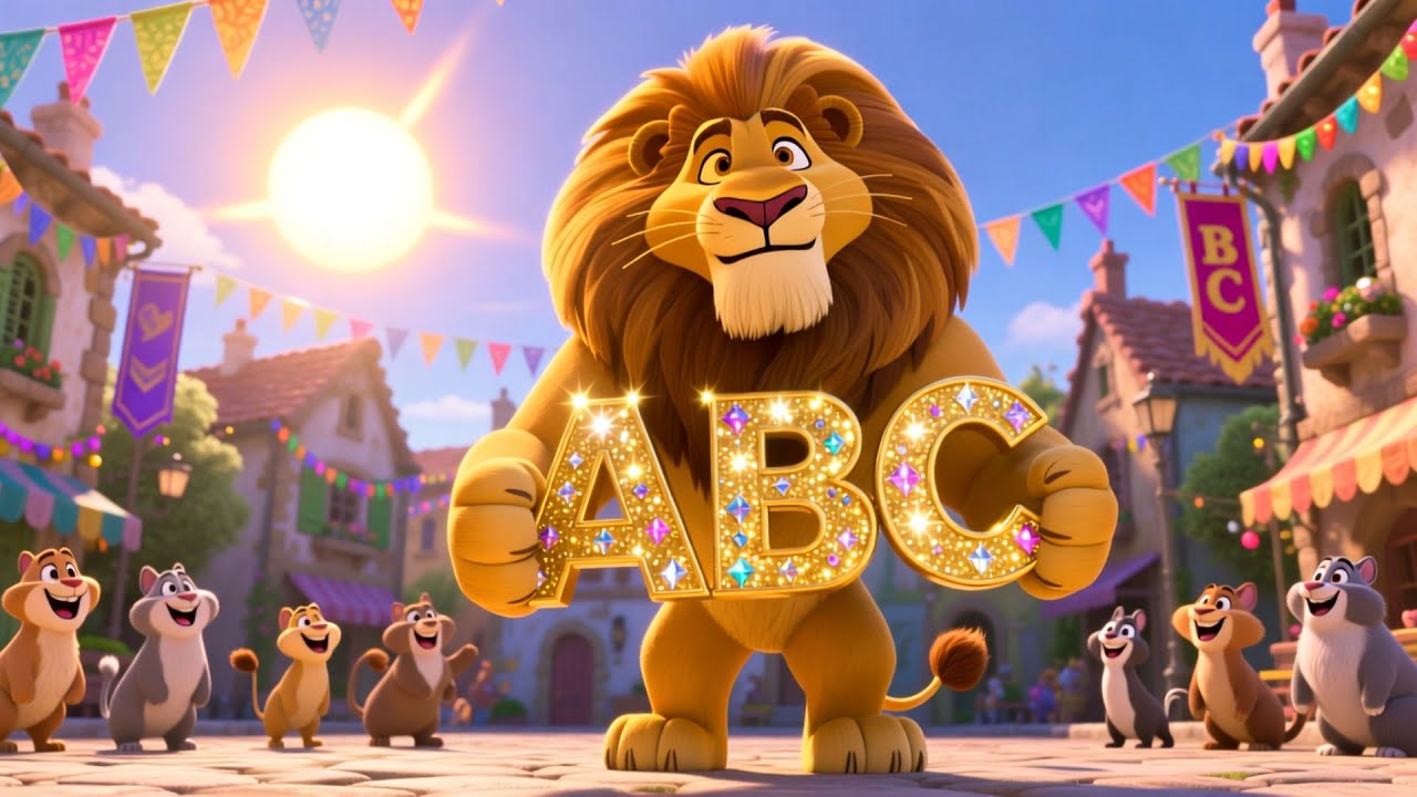 Lion Parade ABC JoyFun 🦁🎶 Fun ABC Song for Kids | Learn Letters with the Lion Parade