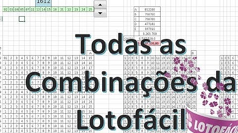 11#Lotofácil Todas as Combinações - O próximo sorteio está aqui nessa planilha!
