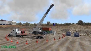 Pick, Lift and Place  Module - Simlog Mobile Crane Personal Simulator - Advanced Edition