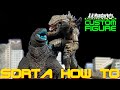 Custom sh monsterarts godzilla 1998 figure  gino zilla tristar kaiju legend   sorta how to