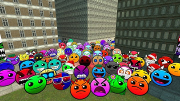 Lobotomy Dash and Geometry Dash Nextbots Family Chase me in Garry