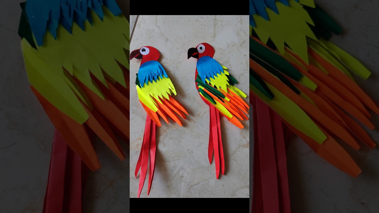 Amazing Paper Craft Parrot 
