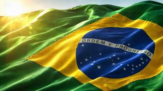 Brazilian Flag Waving in Golden Sunlight | Cinematic 4K Instrumental screenshot 4