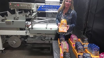 Texwrap Automatic Inline L-Bar Sealer/Shrink Tunnel Demonstration