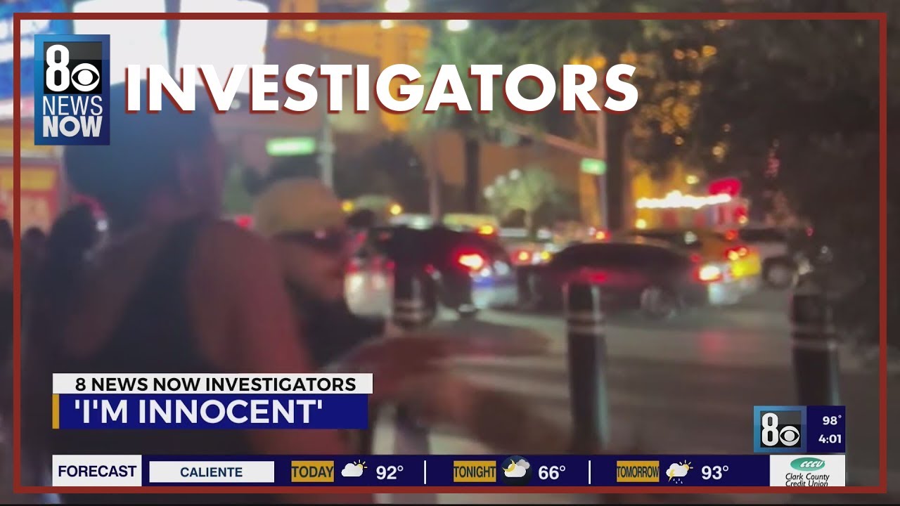 ⁣YouTuber accused in Las Vegas Strip double murder says he's innocent as new evidence emerges