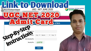 Link to Download UGC NET Admit Card | Admit Card of 24th and 25th Sept. Exams | UGC NET 2020