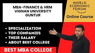 MBA-Finance & HRM at Vignan University | Guntur, Andhra Pradesh | Complete Details