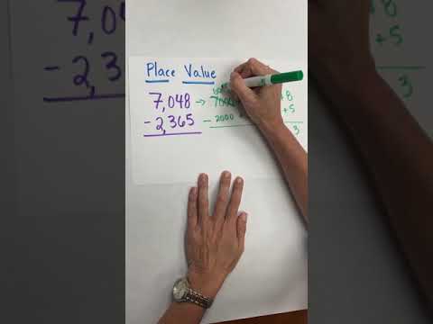 4th grade Subtraction of Whole Numbers