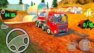 truk crane offroad pemadam kebakaran - construction games truck driving simulator screenshot 5