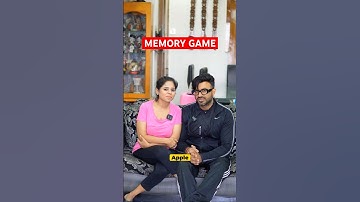 MEMORY TEST GAME #shorts #indoorgames #couplegame