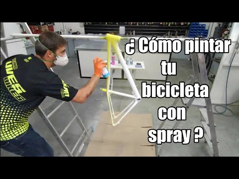 Video: Cómo Repintar Una Bicicleta