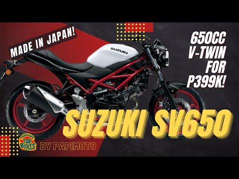  Suzuki SV6 Revisión Sonido de escape
