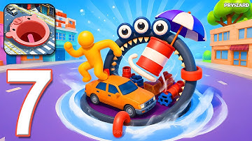 Hole.io - Gameplay Walkthrough Part 7 - Swallow Everything & Dominate the City (iOS, Android)