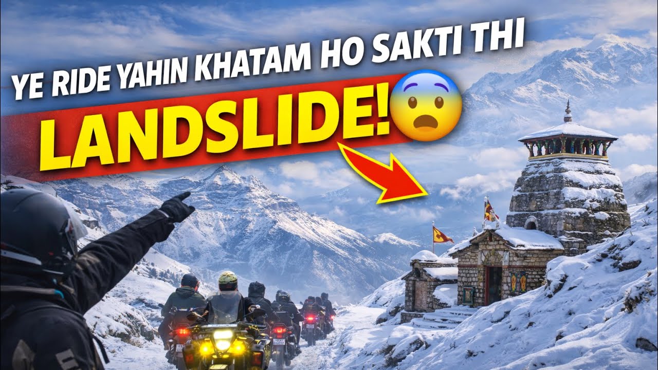 Ye Ride Yahin Khatam Ho Sakti Thi 😨 | Chopta Tungnath Bike Trip @Riderlovejaat 
