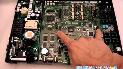 NEC DSX: Reseating Cards on a DSX 40 - www.NEC-DSX-Programming.com