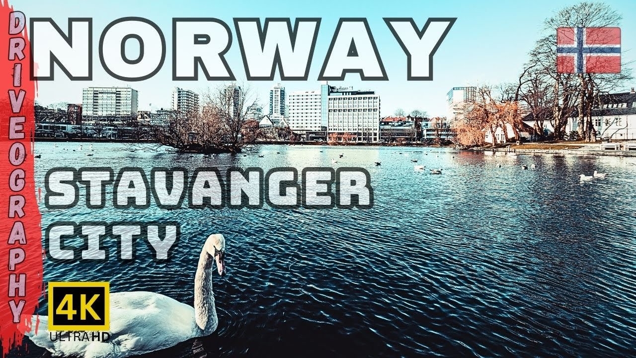 Norway Road Trip: Stavanger City Centre Driving Tour 4K