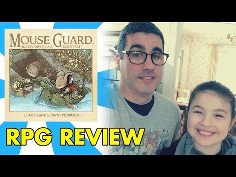MOUSE GUARD ROLEPLAYING GAME BOXED SET unboxing & review