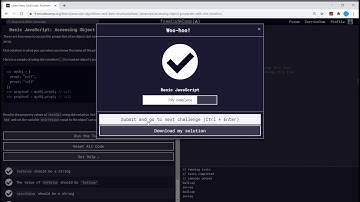 Basic Javascript (82/111) | Accessing Object Properties with Dot Notation | freeCodeCamp