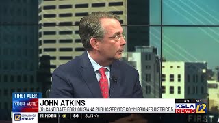 John Atkins is running for Louisiana Public Service Commissioner for District 5