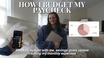HOW I BUDGET MY PAYCHECK | biweekly payday routine, monthly expenses, savings updates