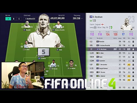 FIFA ONLINE 4: Test Hàng David Beckham CAP +5 & Xây Team " NGON BỔ RẺ " Max Bing | 15-11-2021