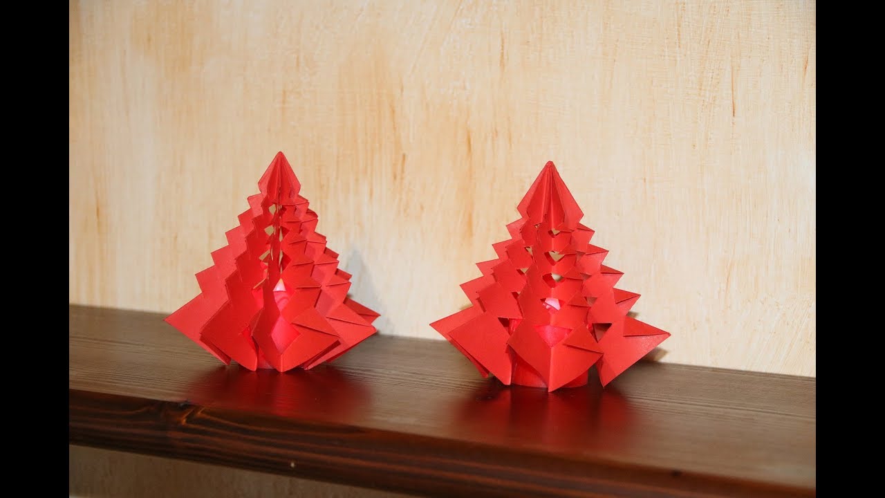 Tutorial Albero di Natale con la carta Mammaebambini.it