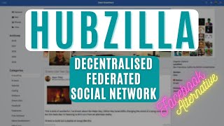 Overview of the decentralised Hubzilla Social Network screenshot 3