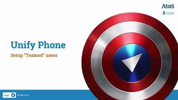 Unify Phone setup Team