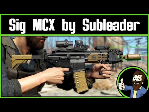 The MCX Is Here! - Fallout 4 Mod Review: SIG MCX