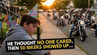 No One Showed Up to His Birthday — Then 50 Bikers Taught Him What Family Means