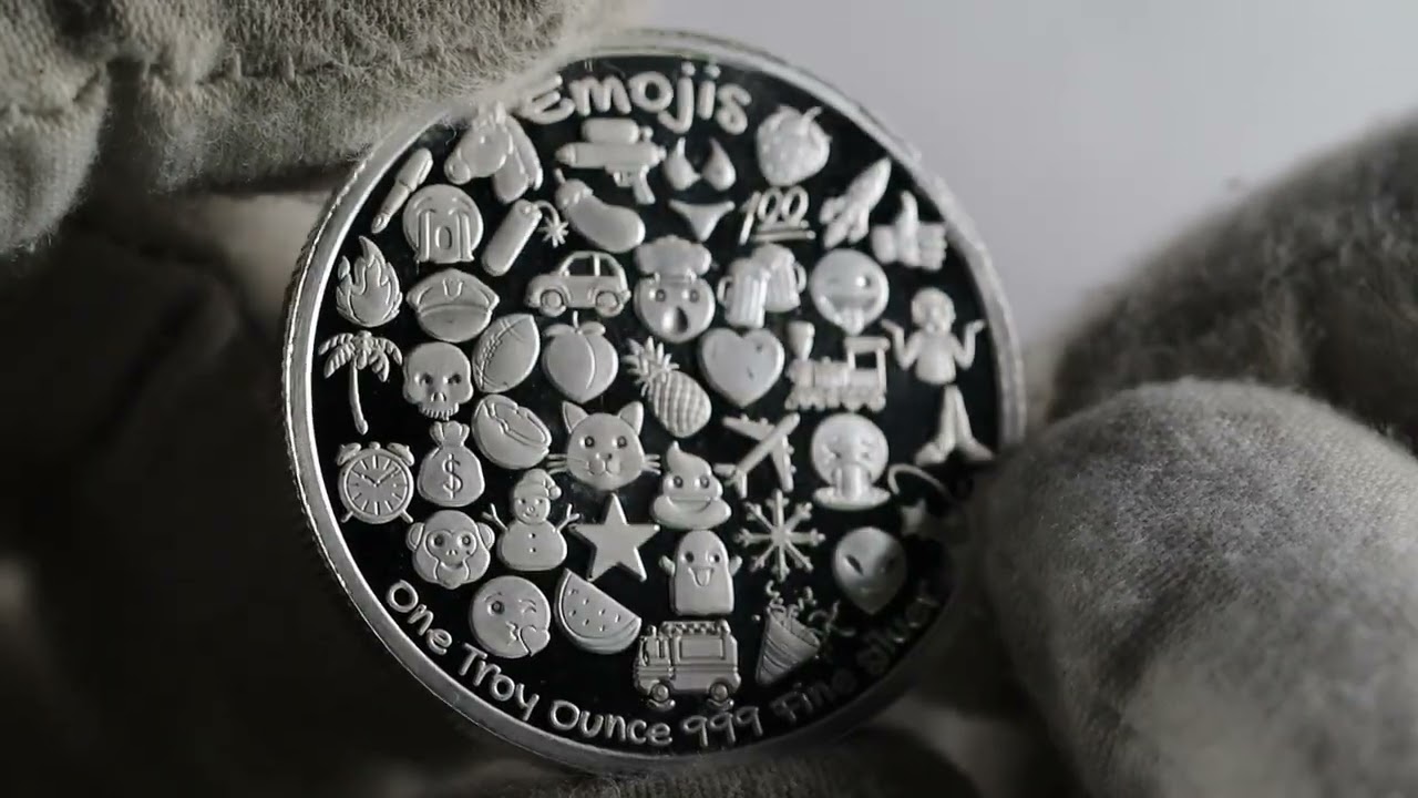 1 oz Emoji Skull Silver Round (New) l JM Bullion™
