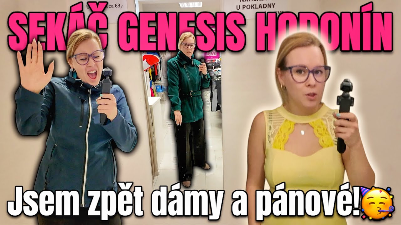 SUPER VÝBĚR V SEKÁČI GENESIS V HODONÍNĚ!🤩KONEČNĚ UŽ TAM MŮŽU NATÁČET🥳JSEM ZPÁTKY🤗