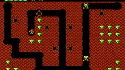 Digger DOS Games Level 1