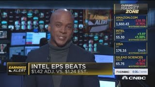 Intel beats on revenue and raises full-year outlook