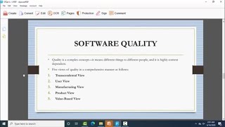 Five views of software quality in software quality assurance screenshot 1