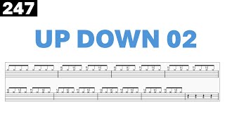 Drum Lesson 247 - Up Down 02 (Aula de Bateria - Up Down 02)