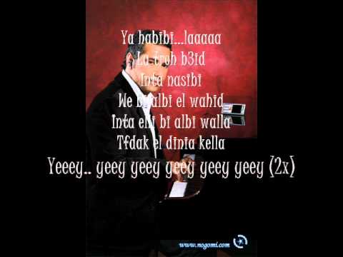 Fadel Shaker Ya Ghayeb Lyrics