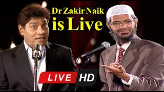 Live🔴Johnny Lever And Zakir Naik's Conversation In Front Of Zakir Naik's Father