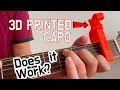 Testing 3d printed guitar accessories