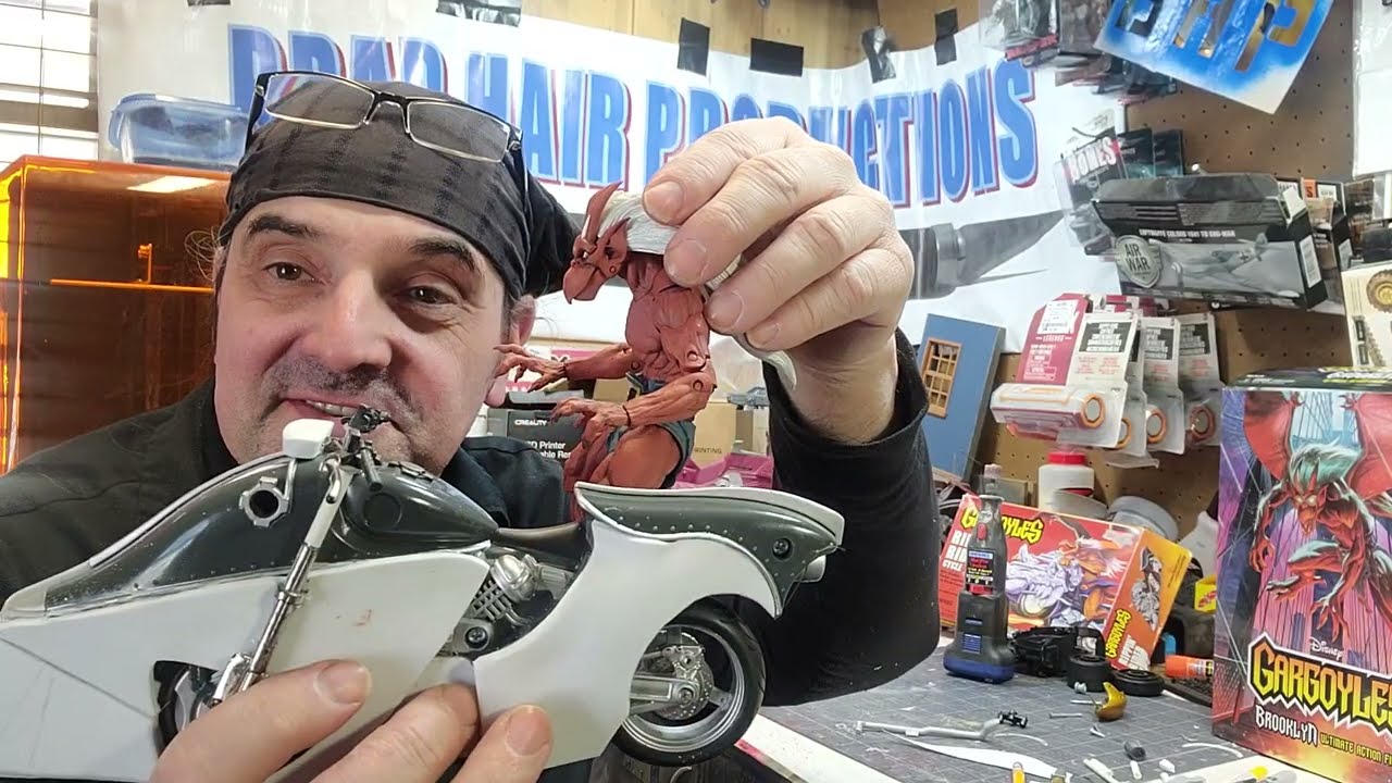 Модель мотоцикла Бруклина из серии Neca Gargoyles, масштаб 1/10.