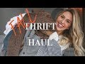 FALL THRIFT WITH ME | THRIFT HAUL 2019, URBAN OUTFITTERS, MADEWELL, CHAMPION