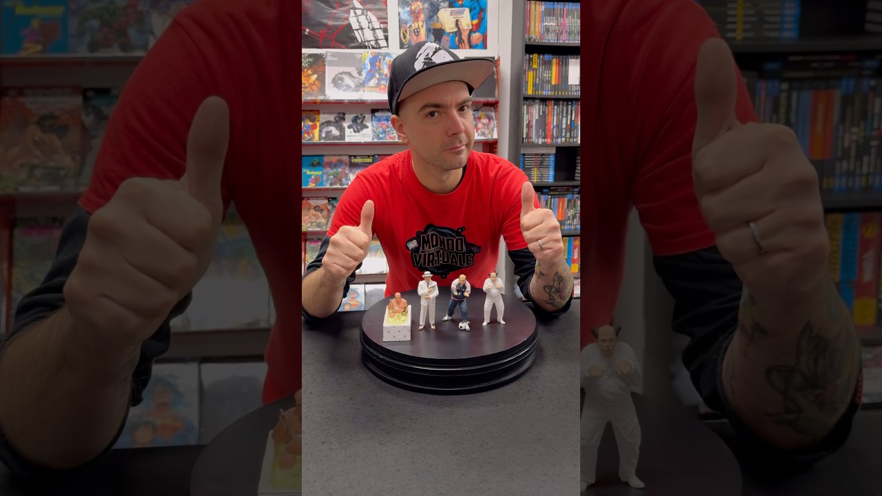 Unboxing delle mini figures di Lino Banfi della Infinite Statue 