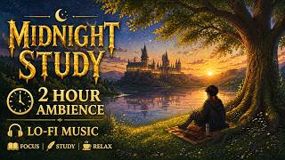 Hogwarts Lake in Summer 🌅 Harry Potter Ambience & Lo-Fi Music to Study & Focus screenshot 4