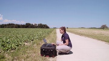 eBee X Fixed-Wing Drone - Landing