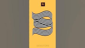 Create Amazing Illusion Strip In Illustrator #graphicdesign #design #illustrator #3d #ai #short #3